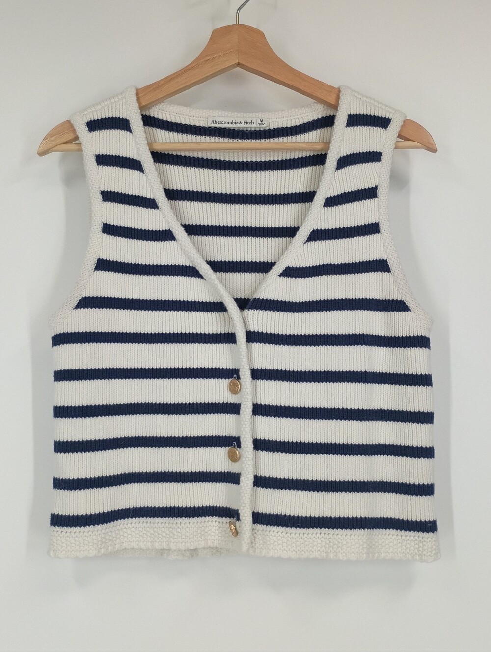Abercrombie & Fitch Knit Sweater Vest Top